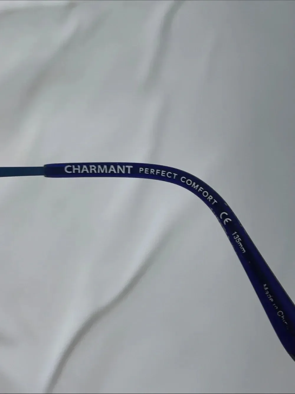Charmant Eyeglasses CH10630 BL Perfect Comfort Blue Half Rim Frame 52[]17 135